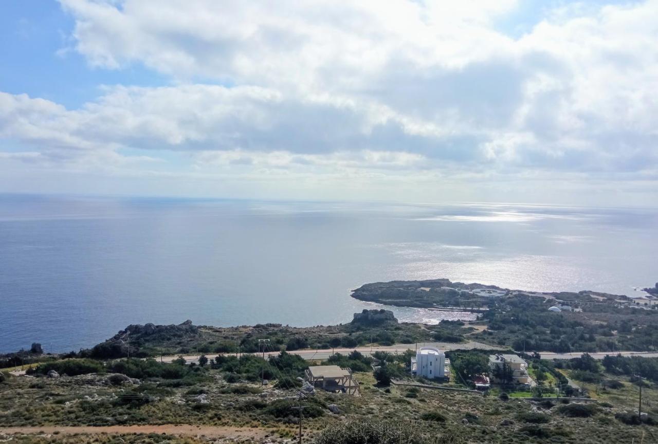 Luxury Apartment With Sea View Near Kallithea Koskinou  Exterior foto