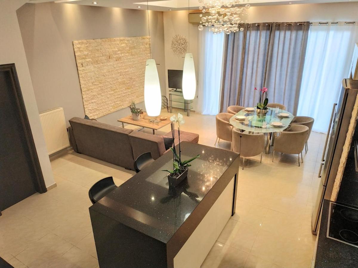 Luxury Apartment With Sea View Near Kallithea Koskinou  Exterior foto
